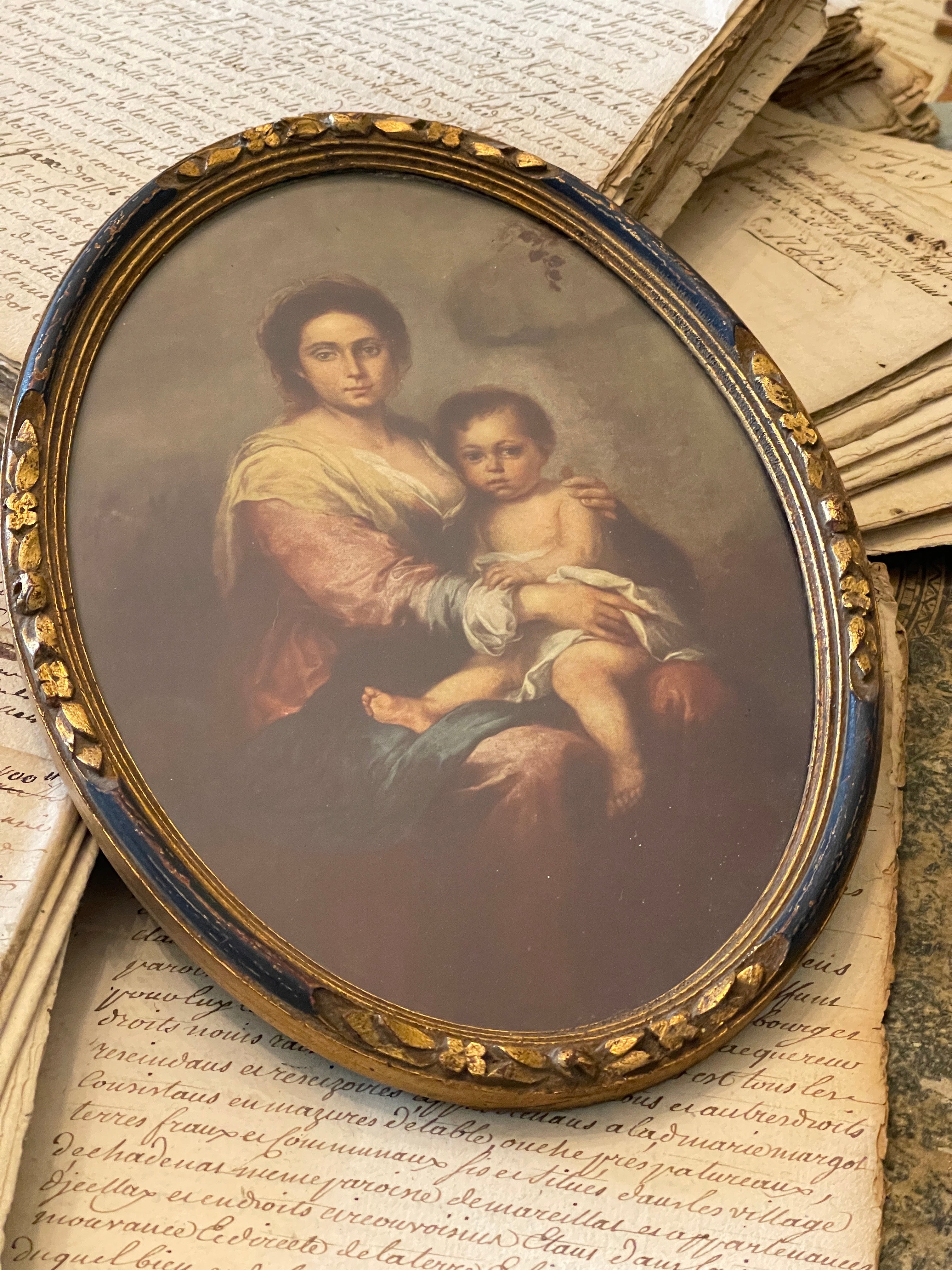 Beautiful French Religious Icon