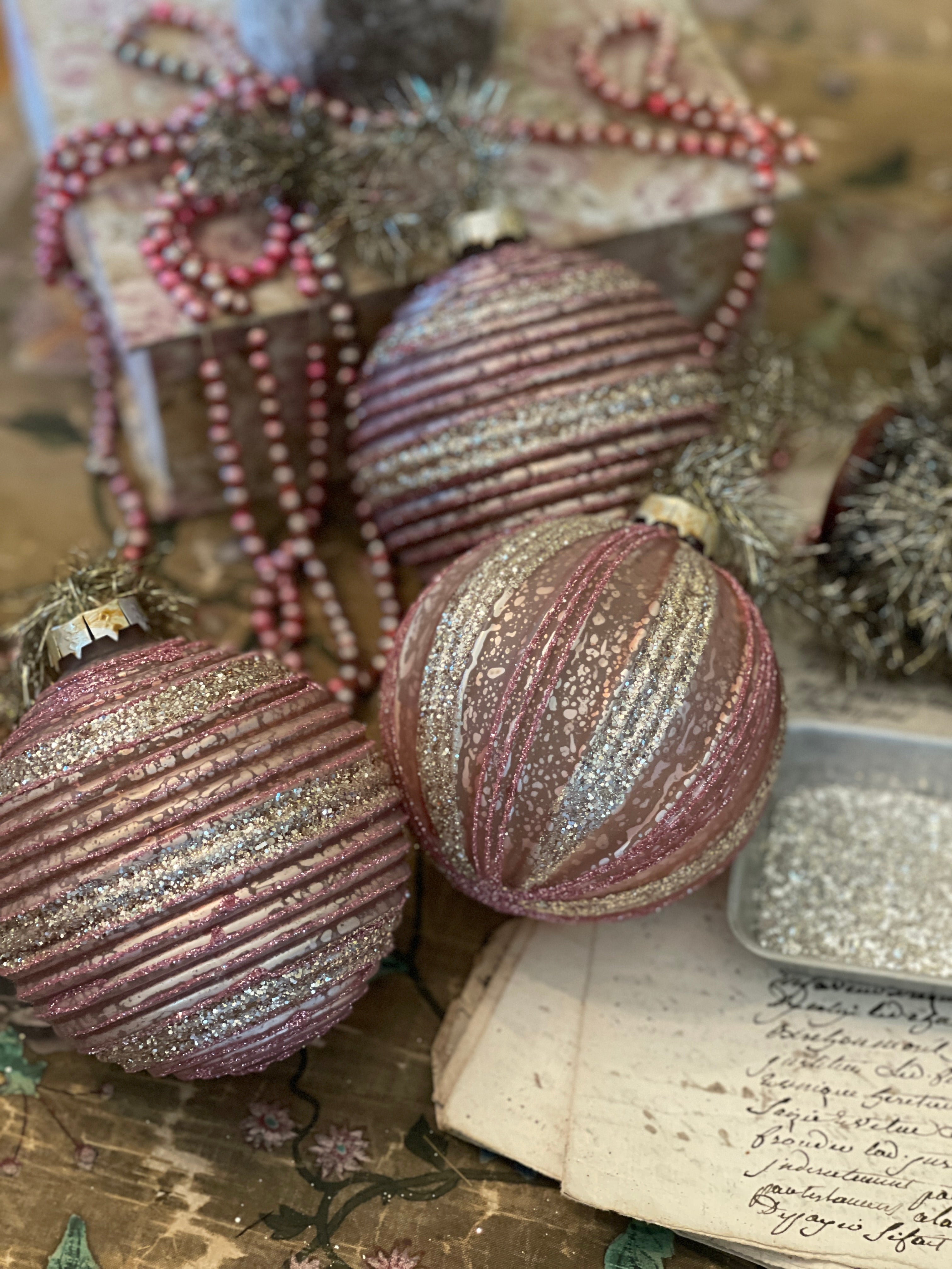 Old World Looking Glass Ornaments