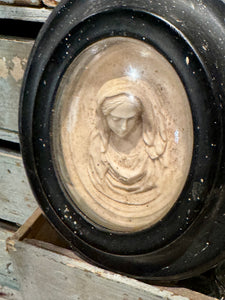 1800s French Religious Madonna Icon