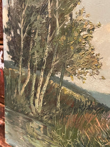 French Lanscape Oil Painting