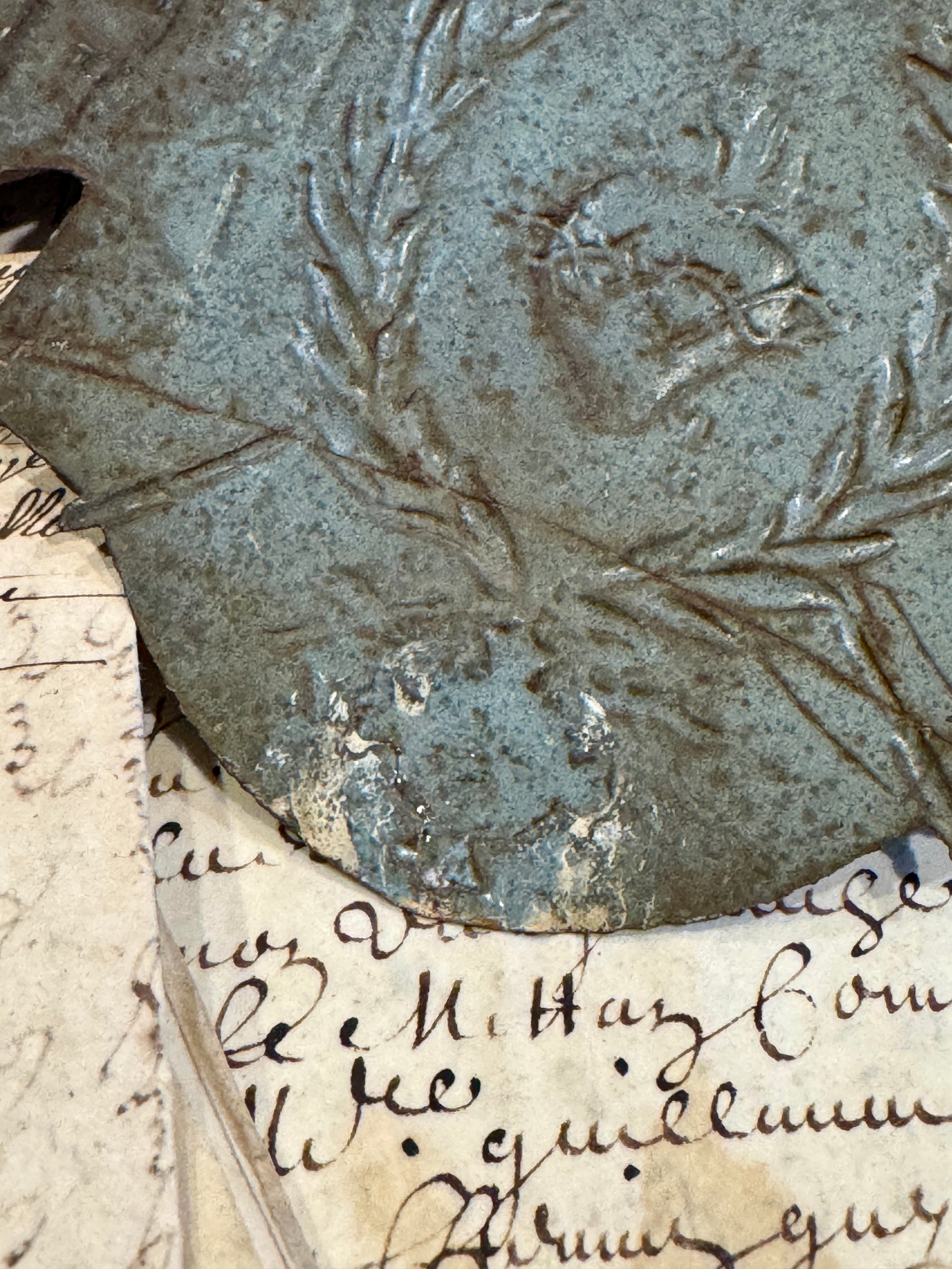 EXTREMELY RARE Antique French Saint Augustine Procession Shield