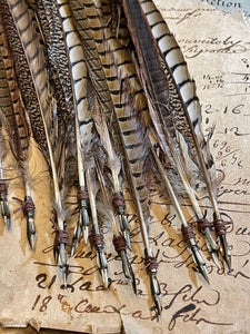 Long Pheasant Quill With Antique Nib