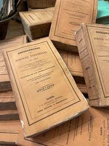 1800's - French DICTIONNAIRE Des Sciences Naturalles
