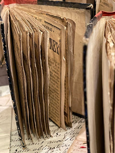 Beautiful Mini French Scrapbooks over 100 years old