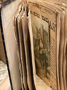 Beautiful Mini French Scrapbooks over 100 years old