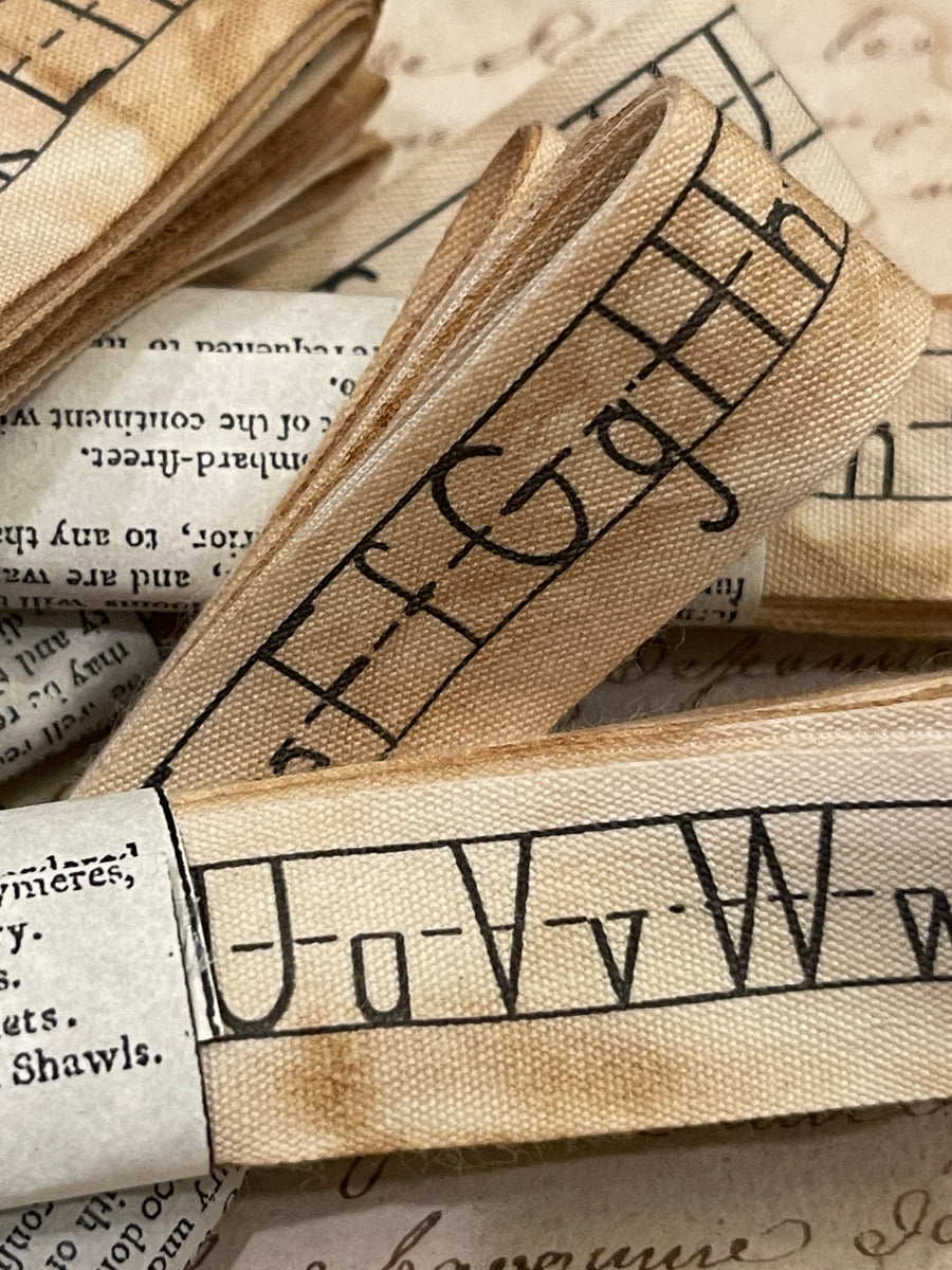 Alphabet Ribbon – Monahan Papers