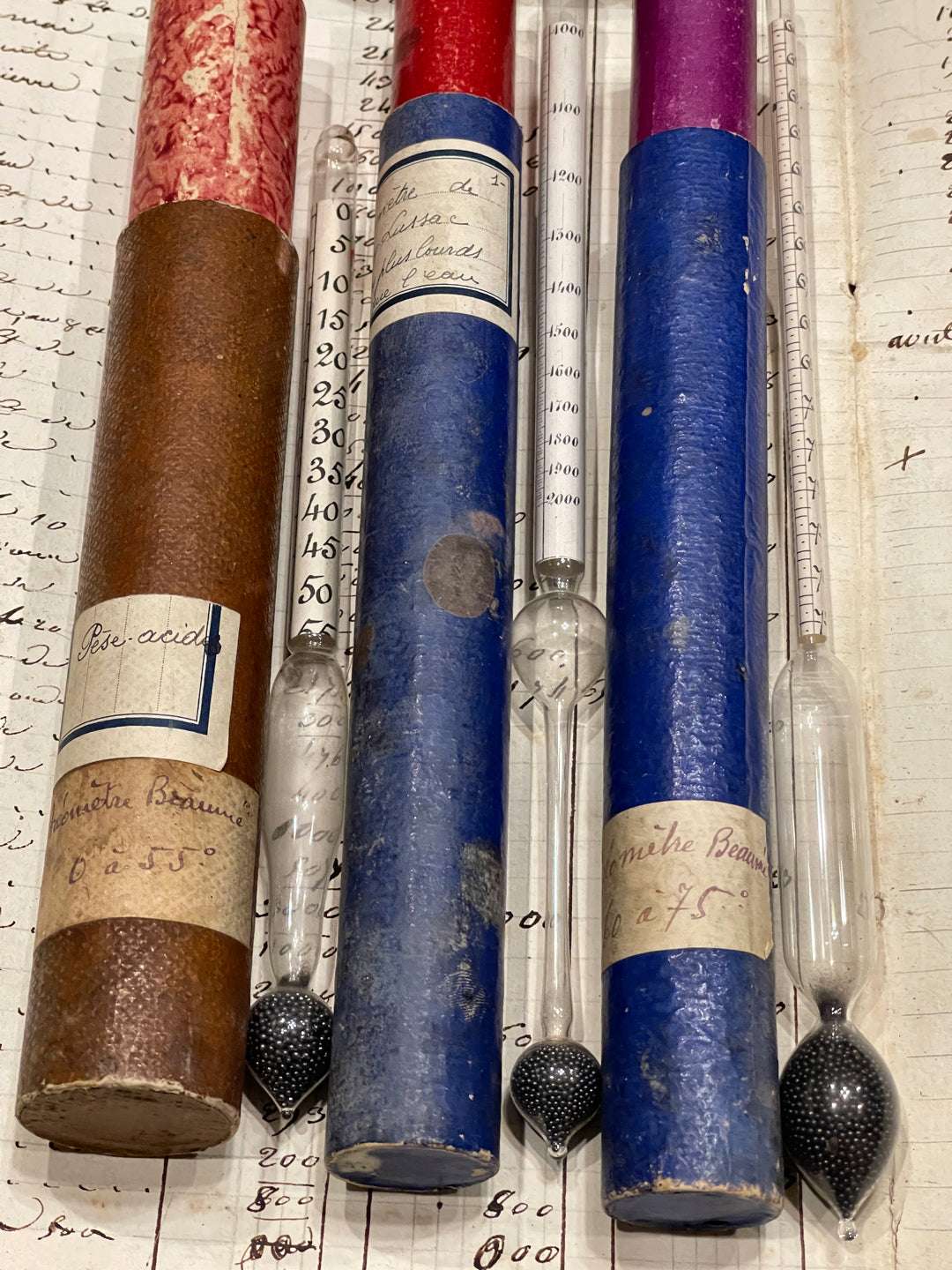 Antique French Thermometers - Set #1