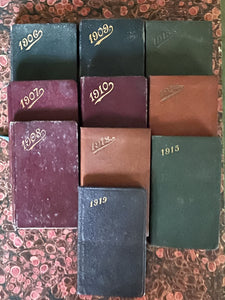 "Petit" Antique French Agendas