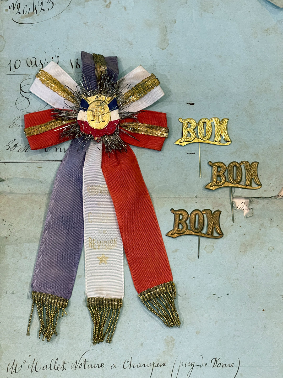 RF Flag Conscrit with Tinsel