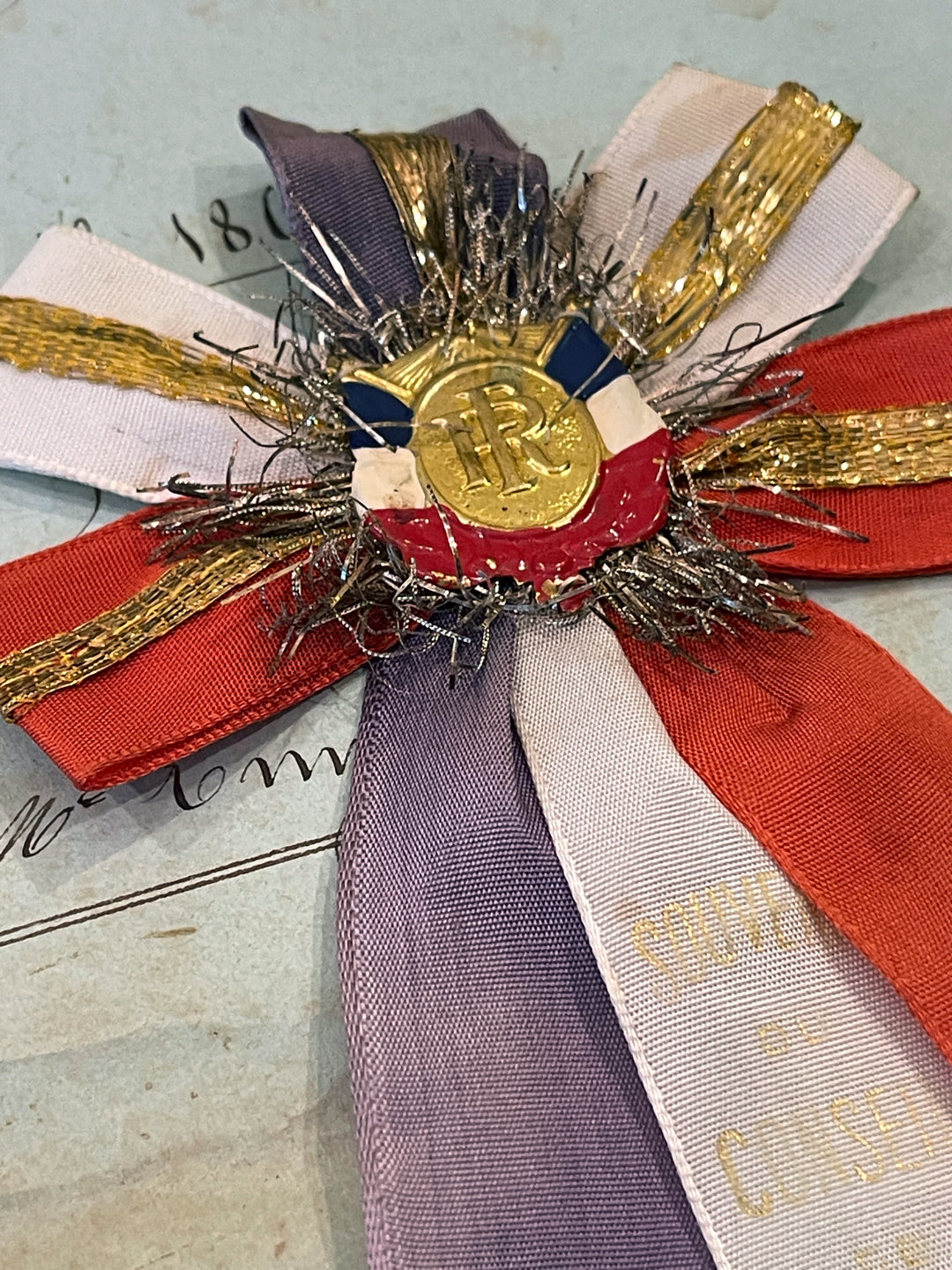 RF Flag Conscrit with Tinsel – Monahan Papers