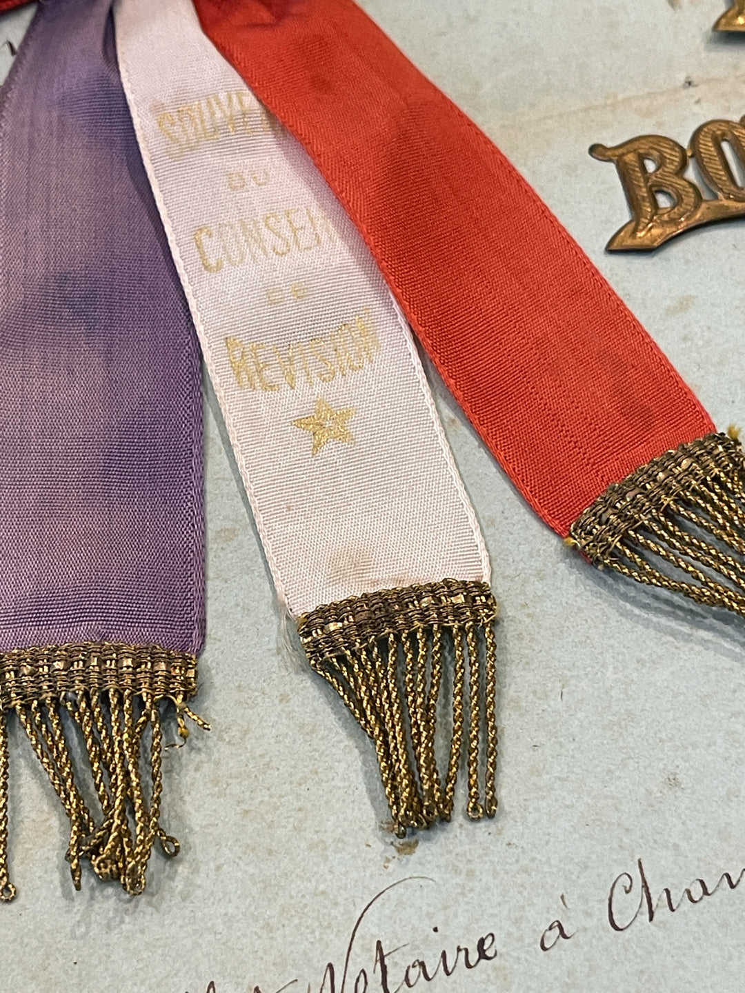 RF Flag Conscrit with Tinsel – Monahan Papers