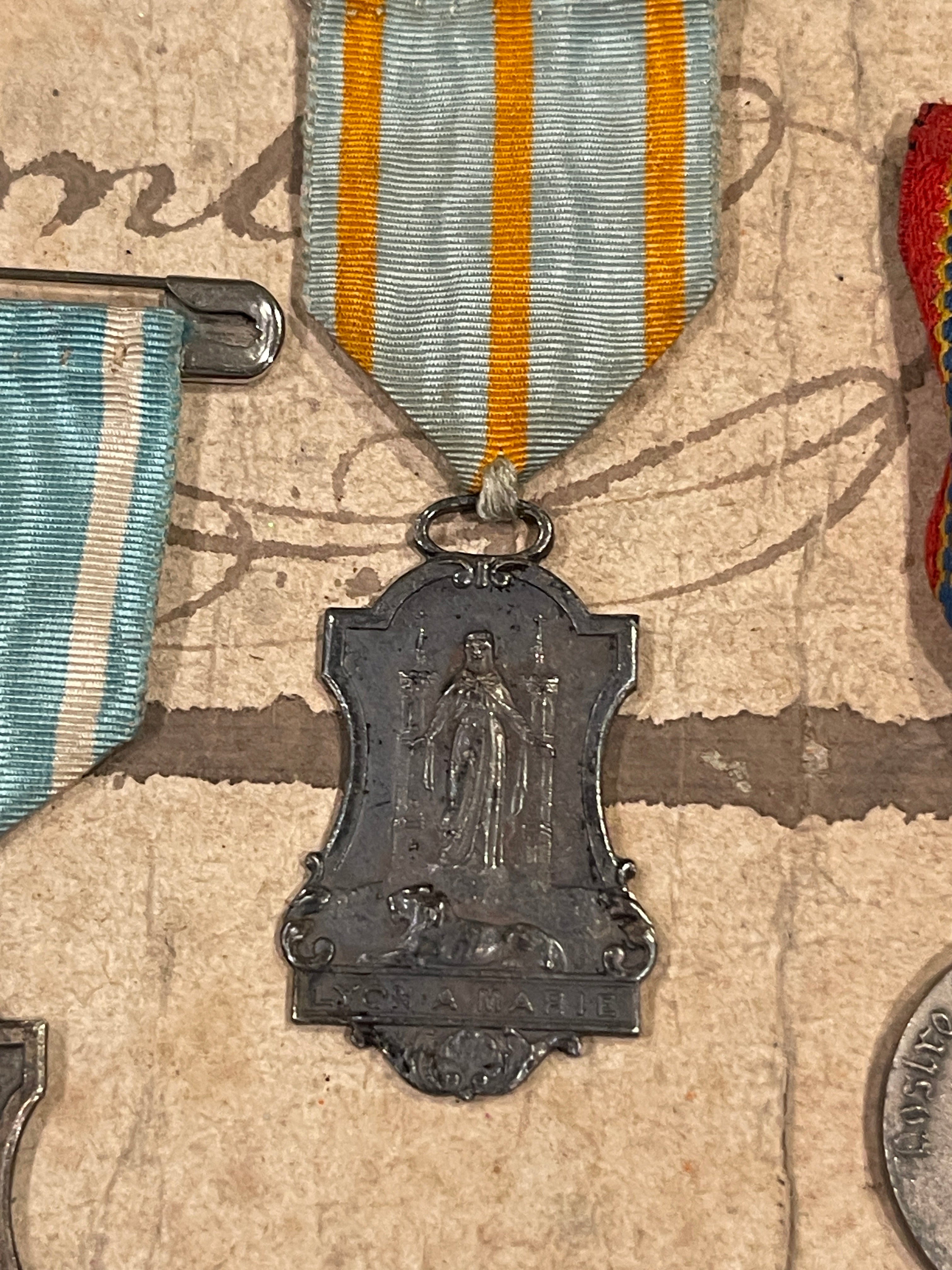 Antique French Religious Medals