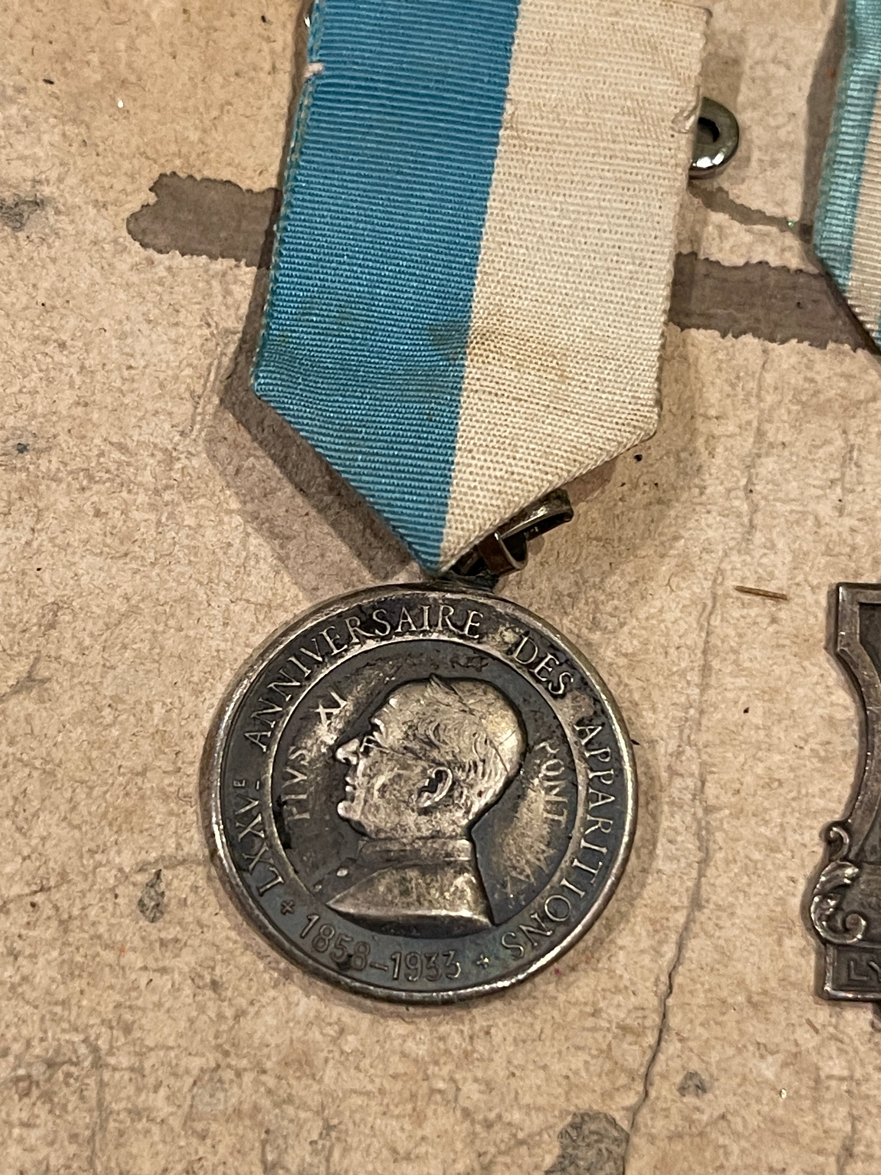 Antique French Religious Medals