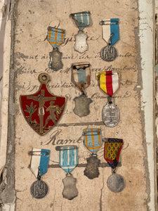Antique French Religious Medals