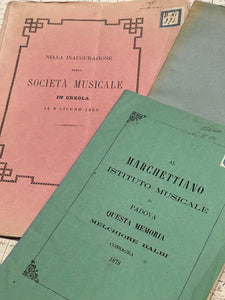 1869 - 1893 -  Italian Music Theory Books