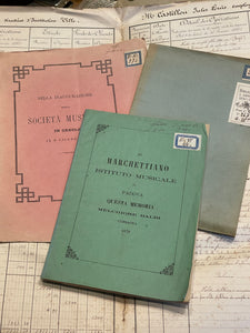 1869 - 1893 -  Italian Music Theory Books