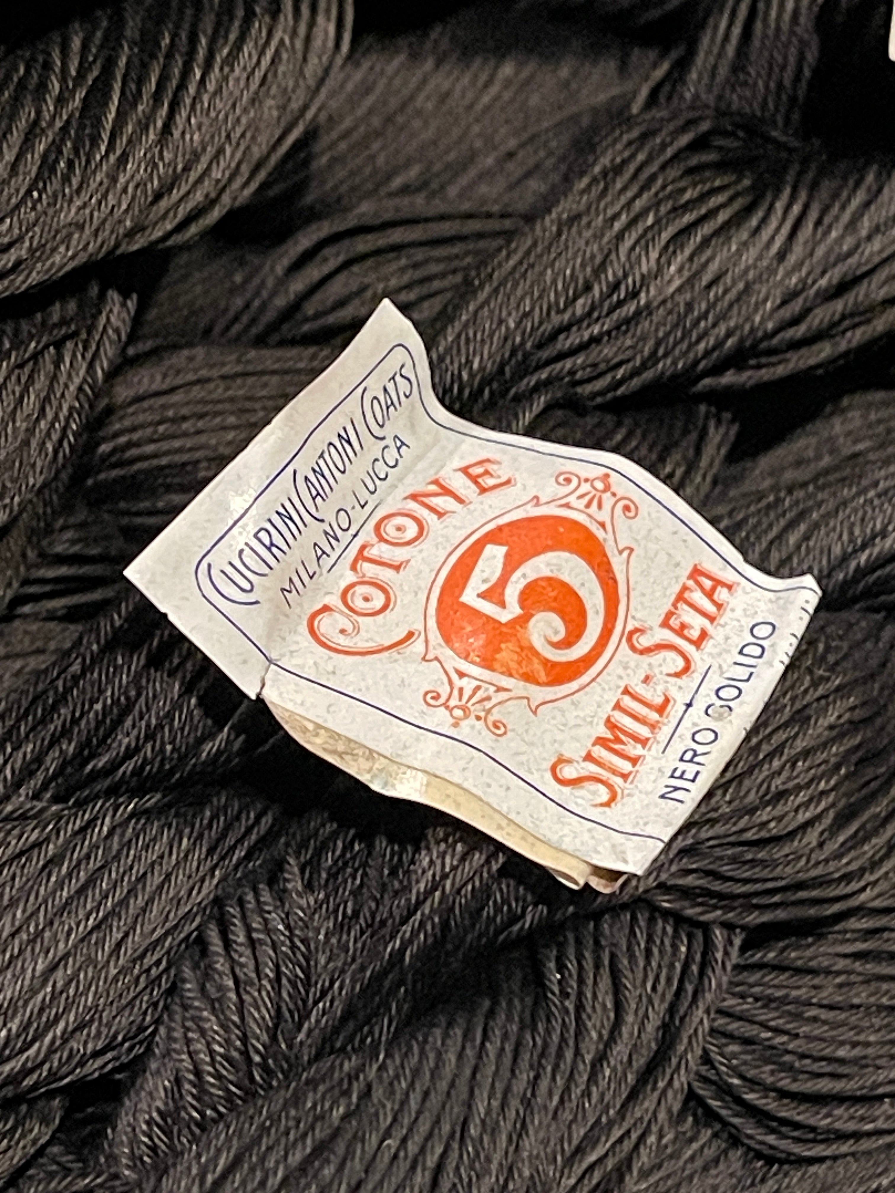 Haberdashery Collection of Antique Italian Cantoni Coats Thread