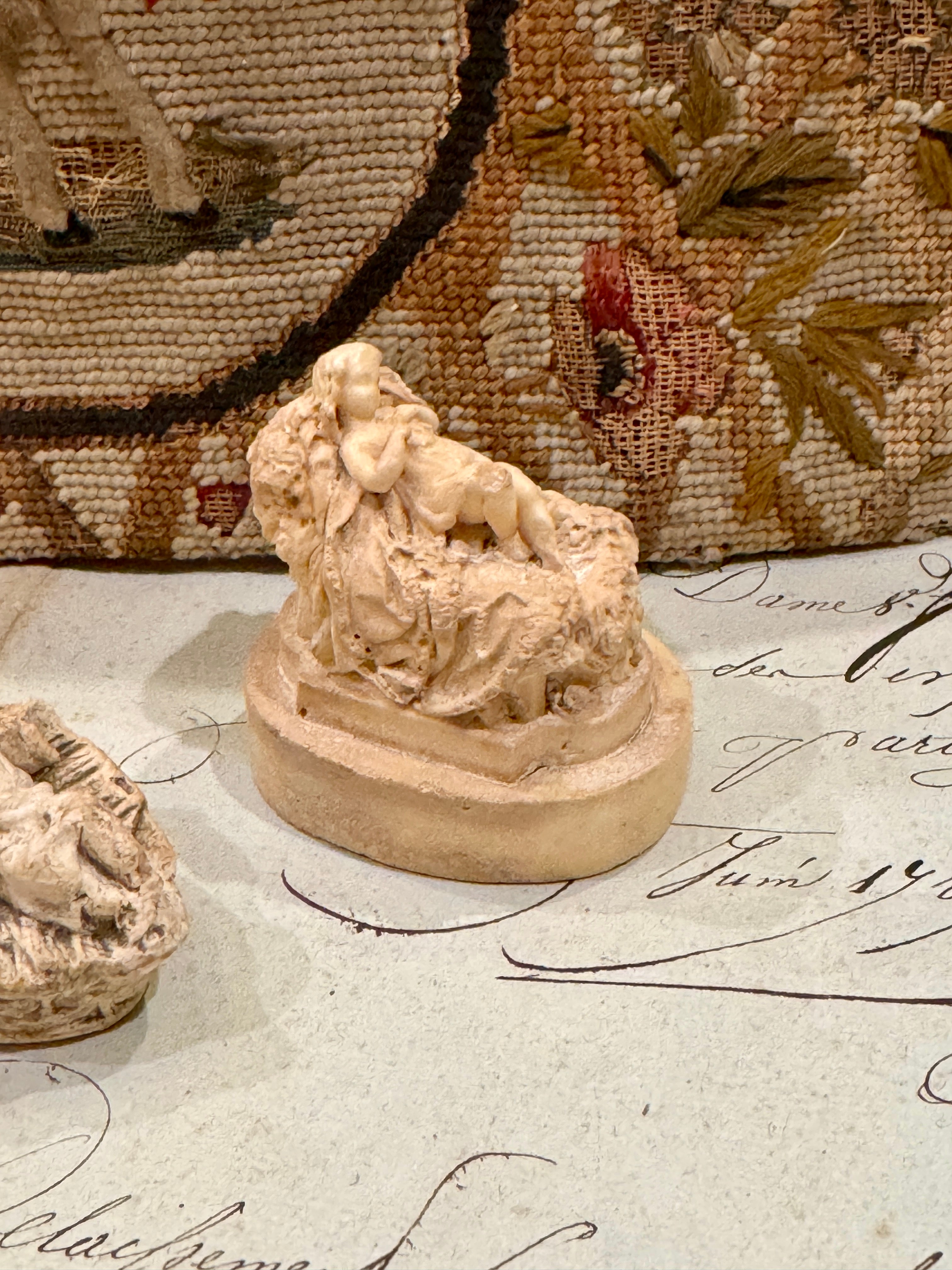 1800s French Meerschaum Manger Pieces