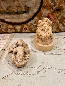 1800s French Meerschaum Manger Pieces