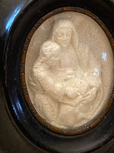 1800's French Religious Icon - Madonna