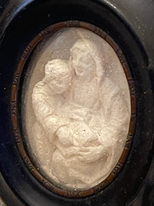1800's French Religious Icon - Madonna