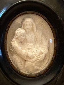1800's French Religious Icon - Madonna