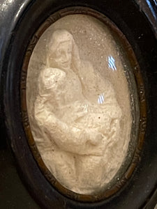 1800's French Religious Icon - Madonna