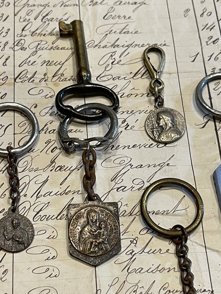 Key Chain Medals Antique French Medals - Key Chains? – Monahan Papers