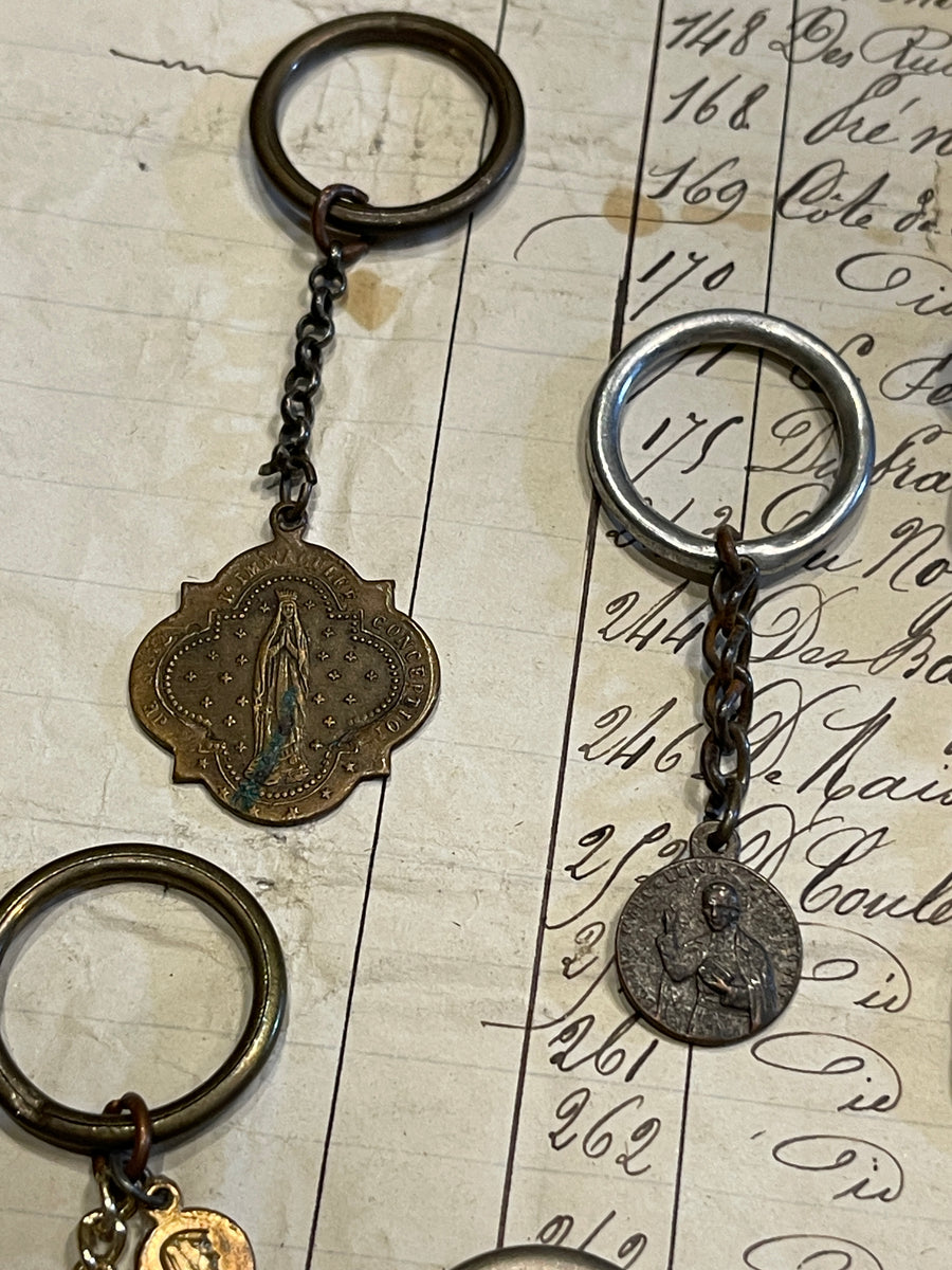 Key Chain Medals Antique French Medals - Key Chains? – Monahan Papers