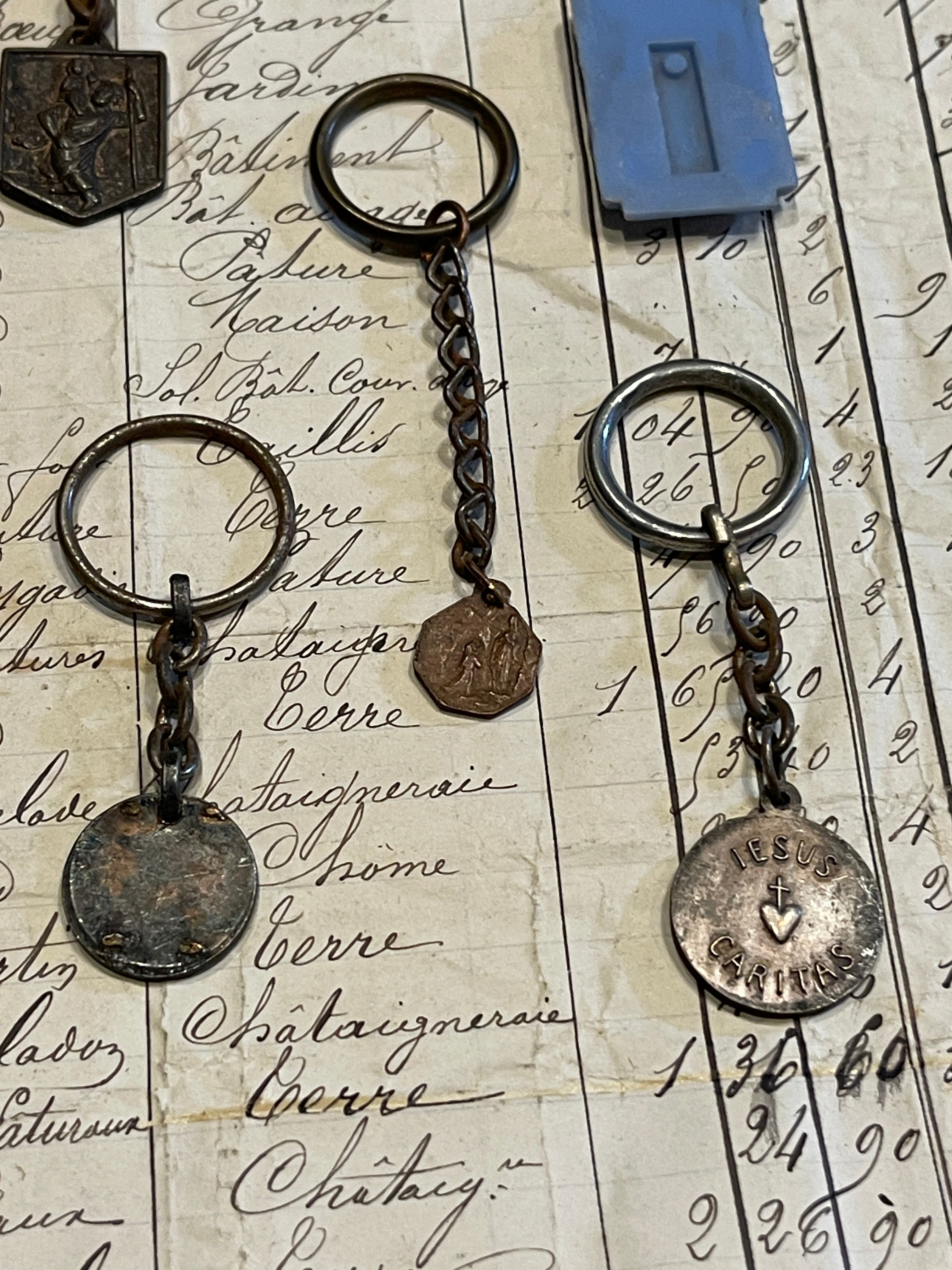 Key Chain Medals Antique French Medals - Key Chains? – Monahan Papers