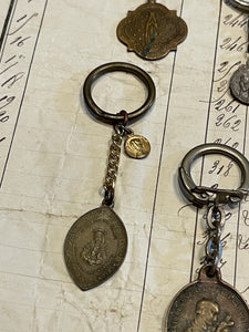 Antique French Medals - Key Chains?