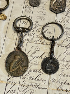 Antique French Medals - Key Chains?