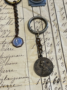 Antique French Medals - Key Chains?