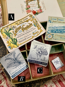 Antique Original French Perfume Labels - O