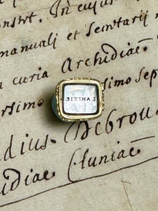 Antique Rolled Gold Georgian L'AMITIE Seal