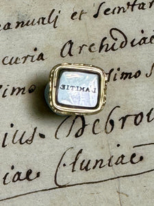 Antique Rolled Gold Georgian L'AMITIE Seal