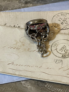 Beautiful Victorian Silver Fob Pendant