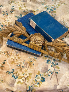 1800's French Gilt Wood Fragment with Leaves