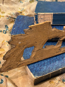 1800's French Gilt Wood Fragment with Leaves