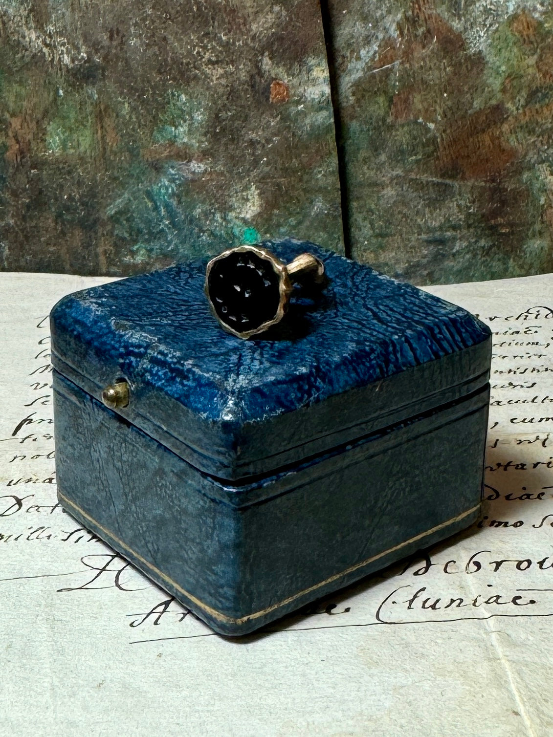 Antique Victorian Intaglio Seal  - "LOVE TO THEE"