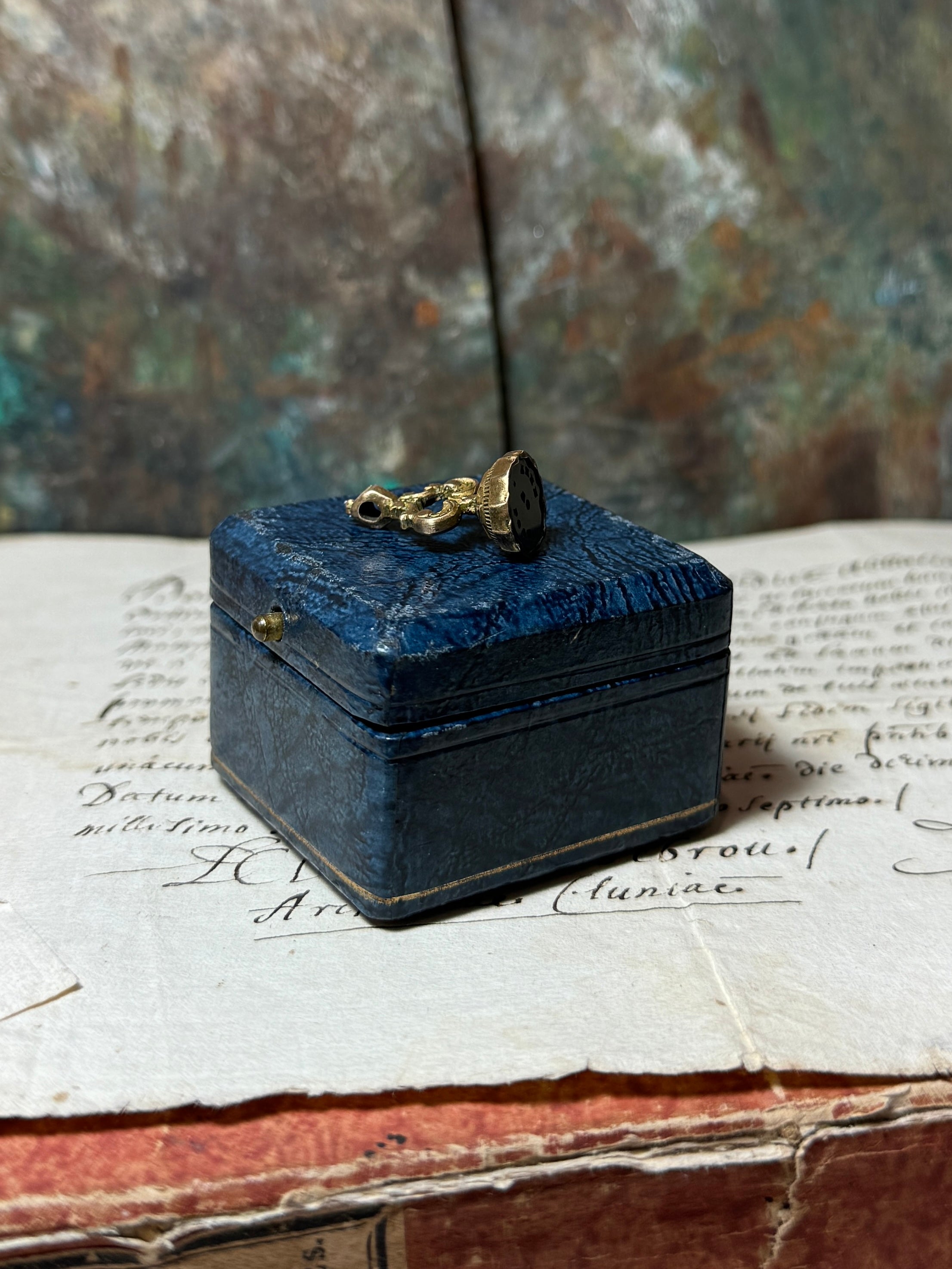 Antique Victorian Intaglio Seal  - "LOVE TO THEE"