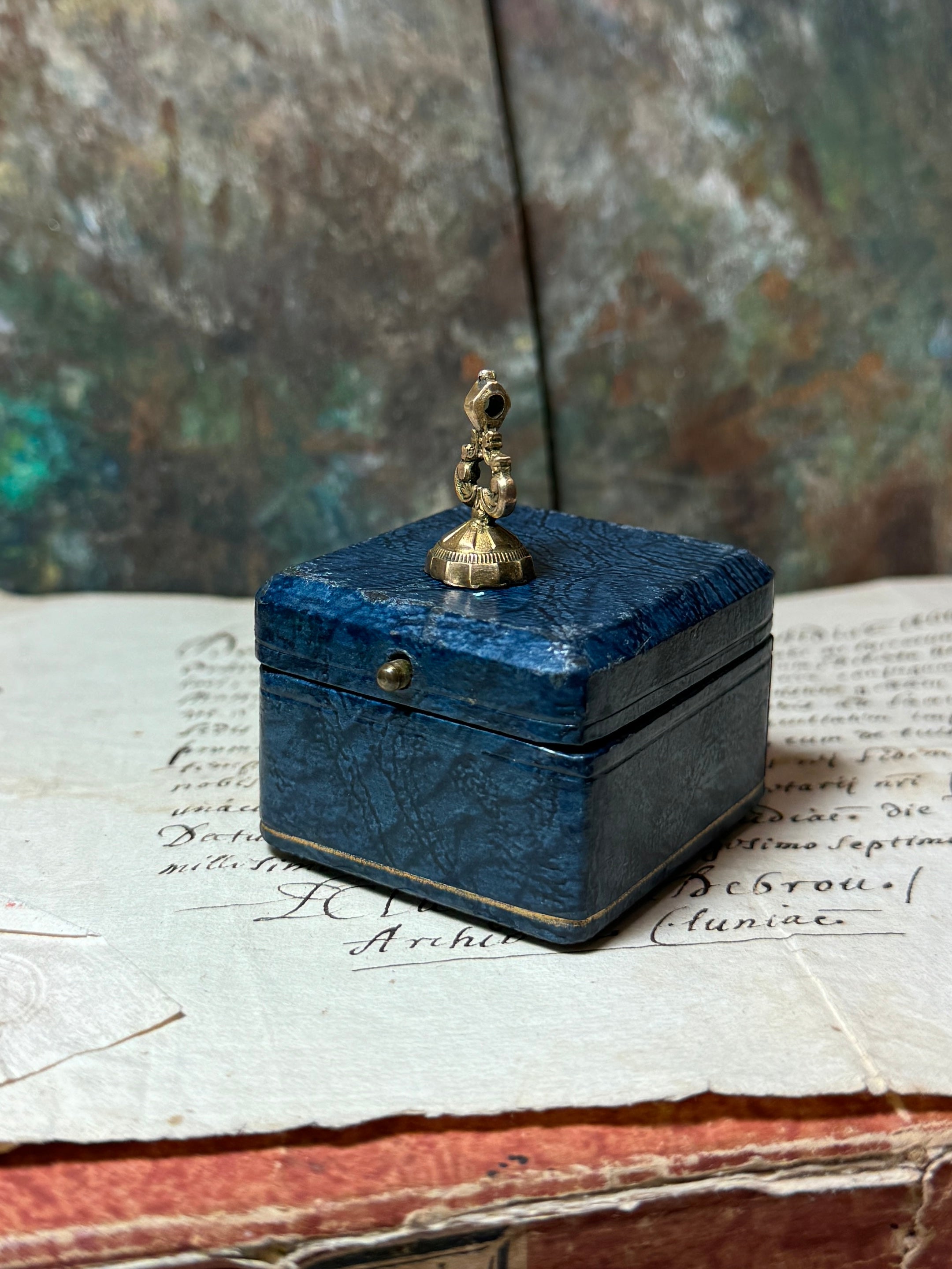 Antique Victorian Intaglio Seal  - "LOVE TO THEE"