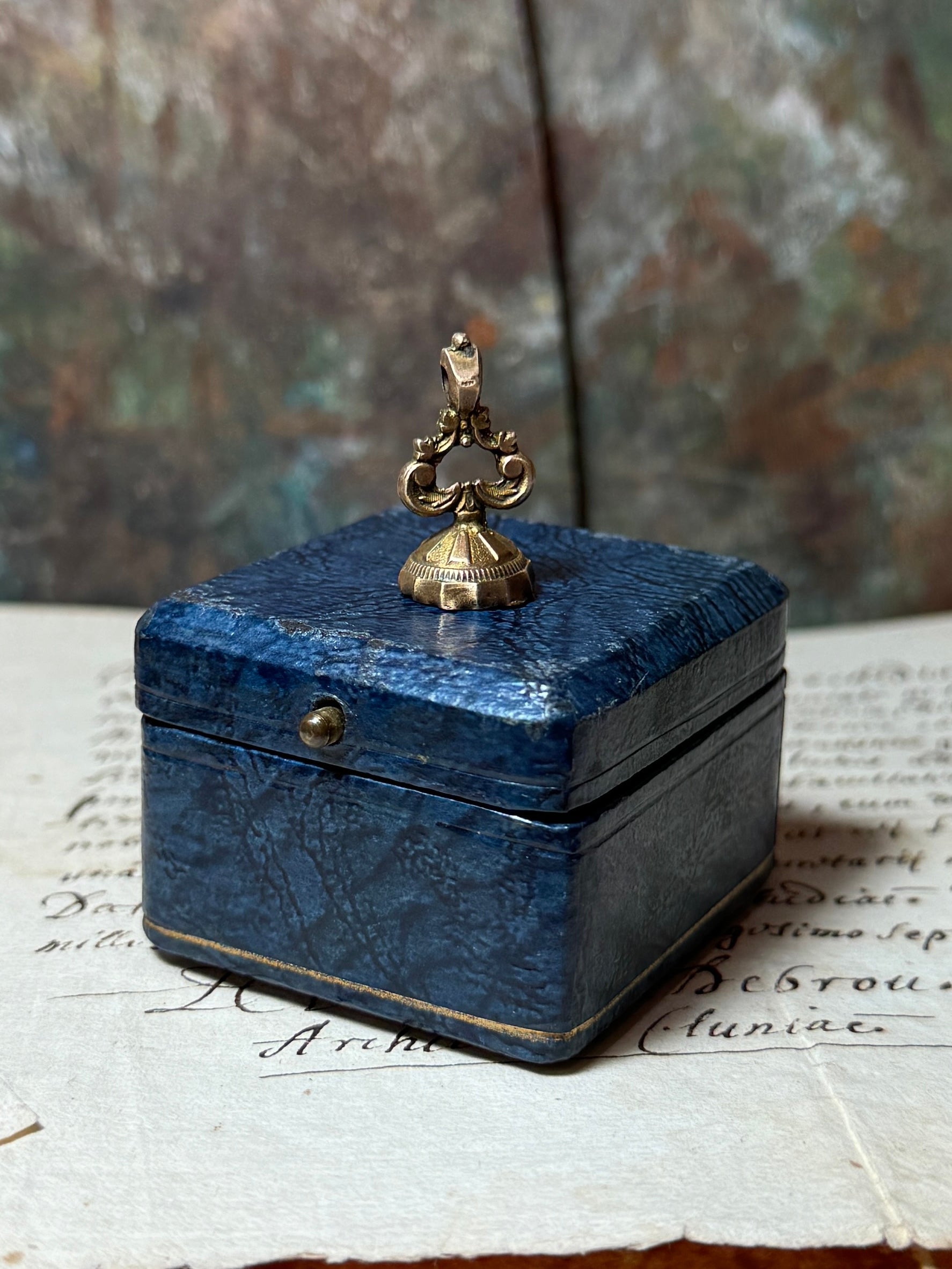 Antique Victorian Intaglio Seal  - "LOVE TO THEE"