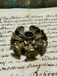 Victorian 9 Seal Motto Spinner Wheel