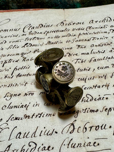 Victorian 9 Seal Motto Spinner Wheel