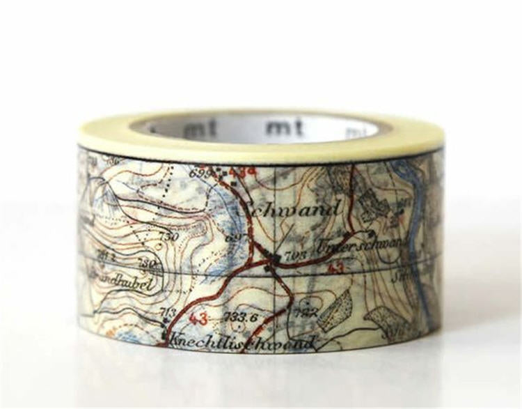 Map MT Washi Tape