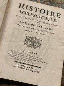 Early 1700's Marbled French Books
