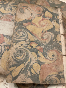 1700's Marbled French Theatre Books