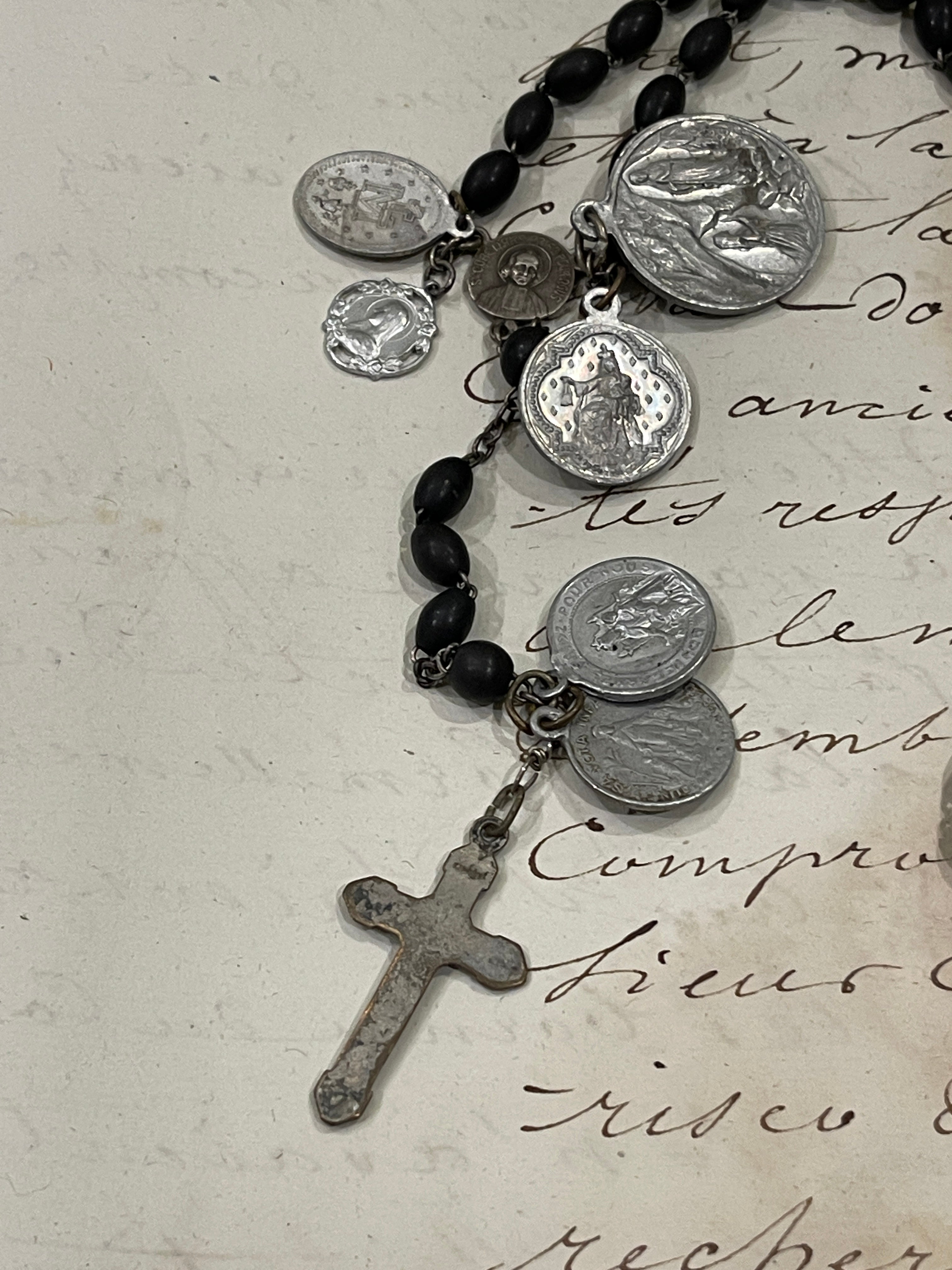Rosary and Small Medals