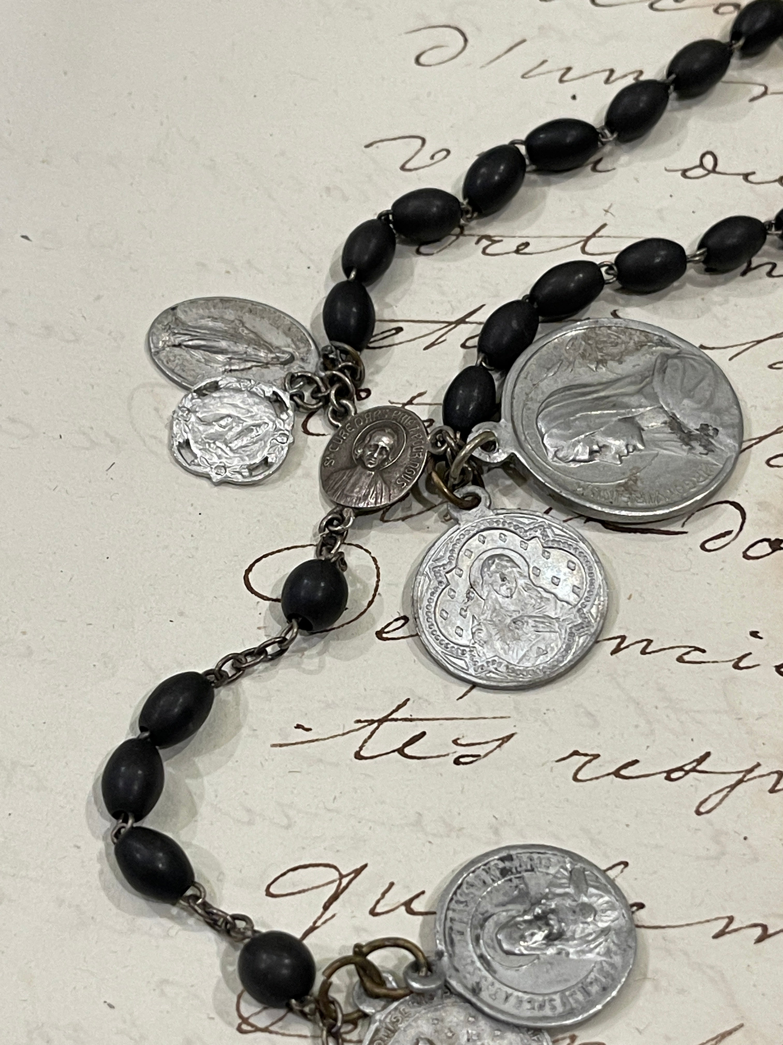 Rosary and Small Medals